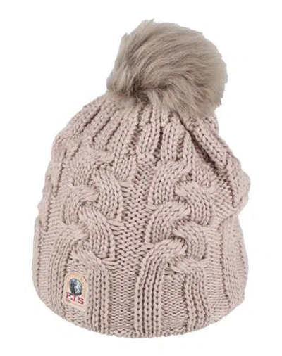 Parajumpers Woman Hat Light Brown Size Onesize Wool In Sand