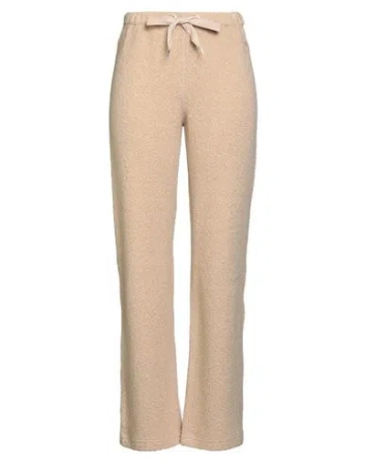 Parajumpers Woman Pants Beige Size M Wool, Viscose, Polyester, Polyamide, Cashmere In Sand