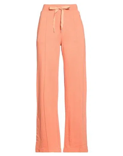 Parajumpers Woman Pants Orange Size L Cotton, Viscose
