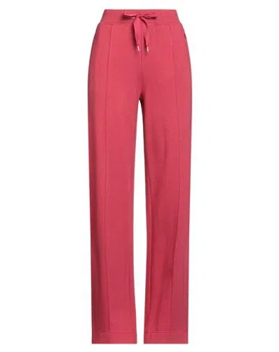 Parajumpers Woman Pants Red Size L Cotton, Viscose In Pink