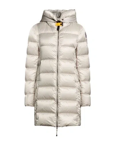 Parajumpers Woman Puffer Beige Size S Polyester, Polyamide In Gray
