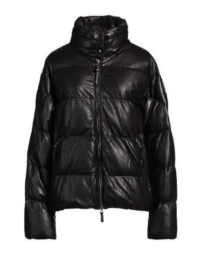 Parajumpers Woman Puffer Black Size L Lambskin