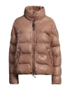 Parajumpers Woman Puffer Camel Size M Lambskin In Beige