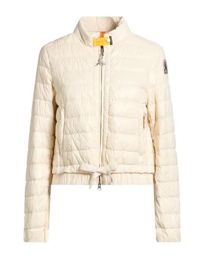 Parajumpers Woman Puffer Cream Size S Polyamide In White