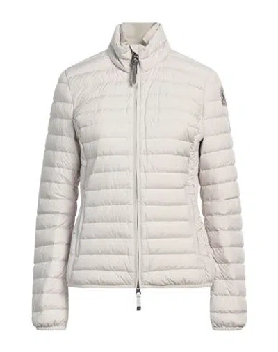 Parajumpers Woman Down Jacket Cream Size Xl Polyester In White