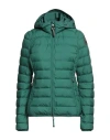 Parajumpers Woman Down Jacket Deep Jade Size Xl Polyester In Green