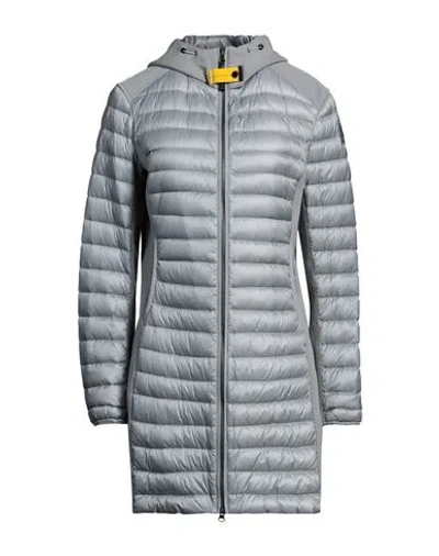 Parajumpers Woman Puffer Grey Size L Polyamide, Polyester, Cotton, Elastane