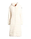 Parajumpers Woman Puffer Ivory Size L Polyester In White