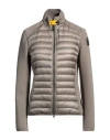 Parajumpers Woman Puffer Khaki Size Xl Polyamide, Polyester, Cotton, Elastane In Beige