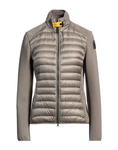 Parajumpers Woman Puffer Khaki Size Xl Polyamide, Polyester, Cotton, Elastane In Beige