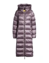 Parajumpers Woman Puffer Light Brown Size L Polyester, Polyamide In Purple
