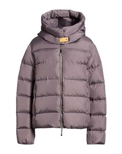 Parajumpers Woman Puffer Light Brown Size Xl Polyamide In Beige