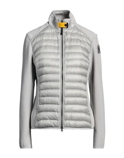 Parajumpers Woman Puffer Light Grey Size Xxl Polyamide, Polyester, Cotton, Elastane