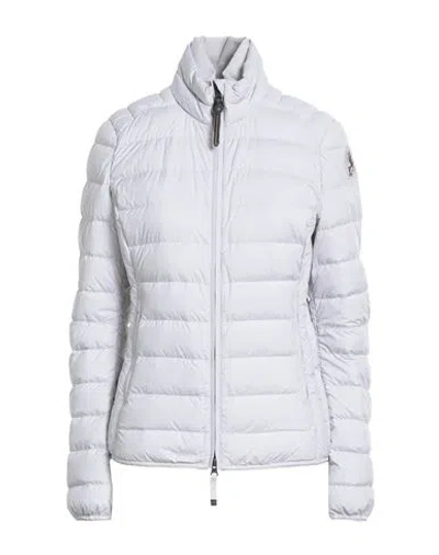 Parajumpers Woman Puffer Light Grey Size L Polyester In White
