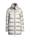 Parajumpers Woman Puffer Light Grey Size L Polyester, Polyamide
