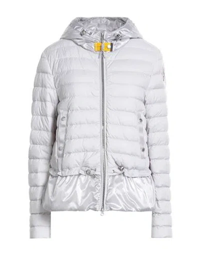 Parajumpers Woman Puffer Light Grey Size S Polyamide In Gray