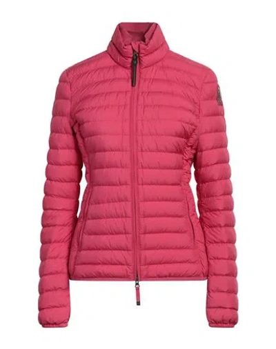 Parajumpers Woman Down Jacket Magenta Size Xxl Polyester