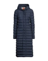 Parajumpers Woman Puffer Navy Blue Size L Polyester