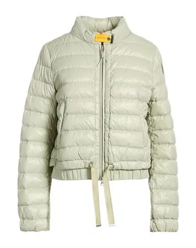 Parajumpers Woman Puffer Sage Green Size M Polyamide