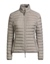 Parajumpers Woman Puffer Taupe Size L Polyester In Gray