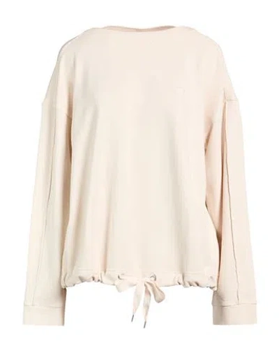 Parajumpers Woman Sweatshirt Cream Size L Cotton, Viscose In Pink
