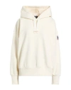 Parajumpers Woman Sweatshirt Ivory Size M Cotton, Polyester In White