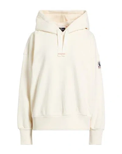 Parajumpers Woman Sweatshirt Ivory Size M Cotton, Polyester In White