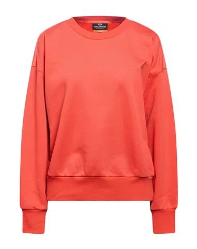 Parajumpers Woman Sweatshirt Tomato Red Size L Cotton, Polyester