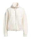 Parajumpers Woman Sweatshirt White Size S Virgin Wool, Viscose, Polyester, Polyamide, Cashmere In White