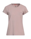 Parajumpers Woman T-shirt Antique Rose Size S Cotton In Pink