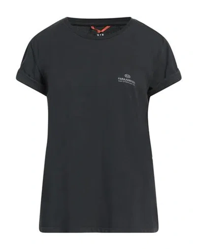 Parajumpers Woman T-shirt Black Size M Cotton In Black