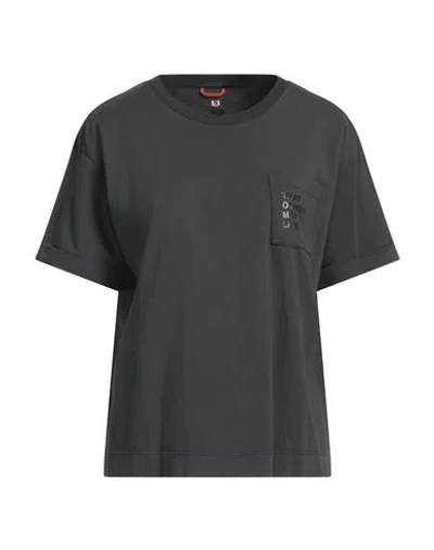Parajumpers Woman T-shirt Lead Size L Cotton In Grey
