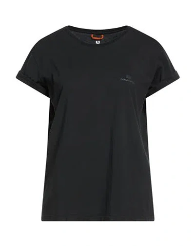 Parajumpers Woman T-shirt Black Size M Cotton