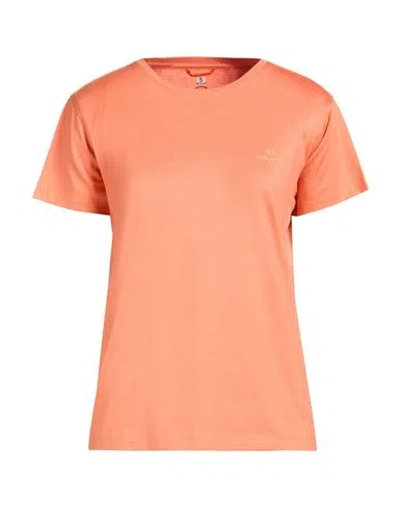 Parajumpers Woman T-shirt Orange Size L Cotton