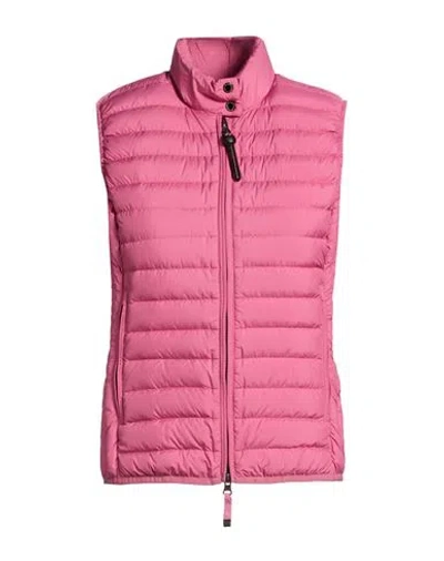 Parajumpers Woman Vest Antique Rose Size Xxs Polyester In Pink