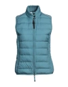 Parajumpers Woman Vest Deep Teal Size M Polyester