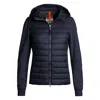 Parajumpers Women's Adria Fleece Hooded Jacket In Navy In Blue