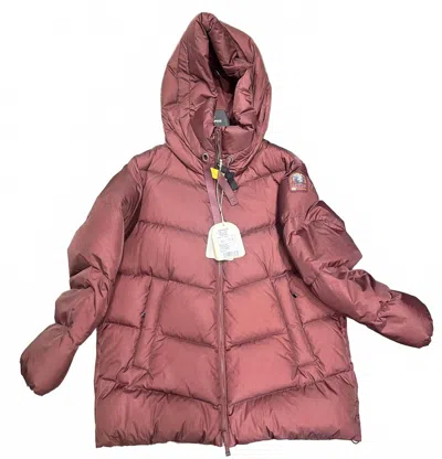 Parajumpers Women's Amane Hooded Puffer Jacket In Amarone In Red