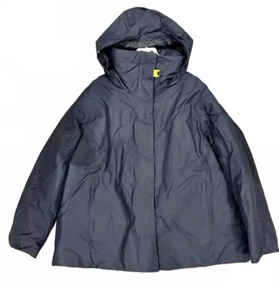 Parajumpers Women's Duffle Coat In Black In Blue