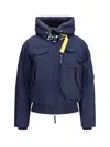 Parajumpers Women Gobi Hooded Bomber Jacket In Blue