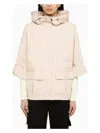 Parajumpers Hailee Ecru Nylon Jacket Women In Beige
