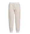 PARAJUMPERS WOMEN'S KIRI BRUSHED COTTON AND SHERPA JOGGERS IN CREAM