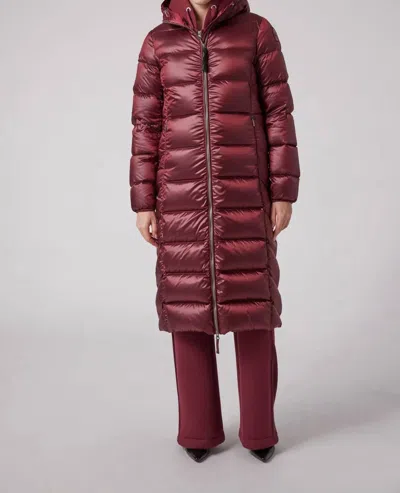 Parajumpers Women's Rindou Hooded Down Jacket In Rio Red In Multi