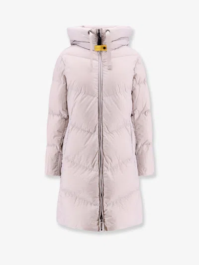 Parajumpers Women Rindou Long Jacket With Hood In Pink
