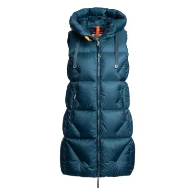 Parajumpers Zuly Hooded Quilted Gilet In Black