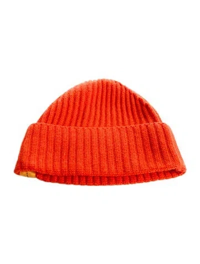 Pre-owned Parajumpers Wool Beanie In Orange