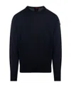 Parajumpers Wool Knitted Pullover In Black