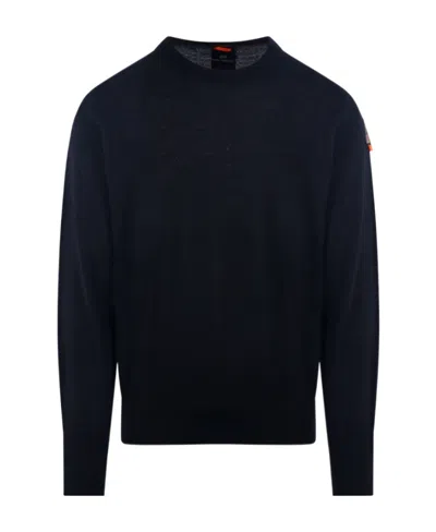 Parajumpers Wool Knitted Pullover In Black