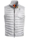 Parajumpers High-necked Sleeveless Down Jacket In Grey