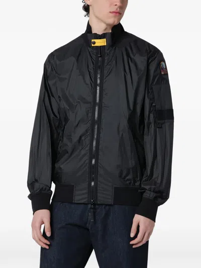 Parajumpers Zip Bomber Jacket In Black